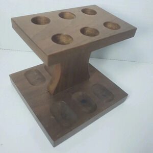 Expressly For U Wood 6 Tobacco Pipe Stand/Holder Made  I Canada